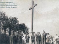 Immagine d'epoca della "Croce dei Morti"