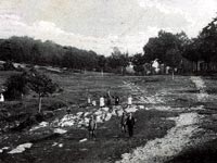 Immagine d'epoca del colle della Maresana